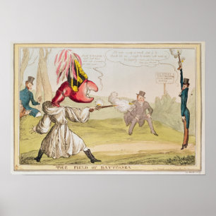 The Field of Battersea, 1829 Poster