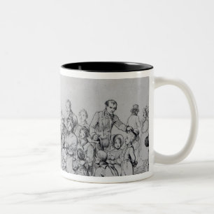 The Field Preacher, 1837 Two-Tone Coffee Mug
