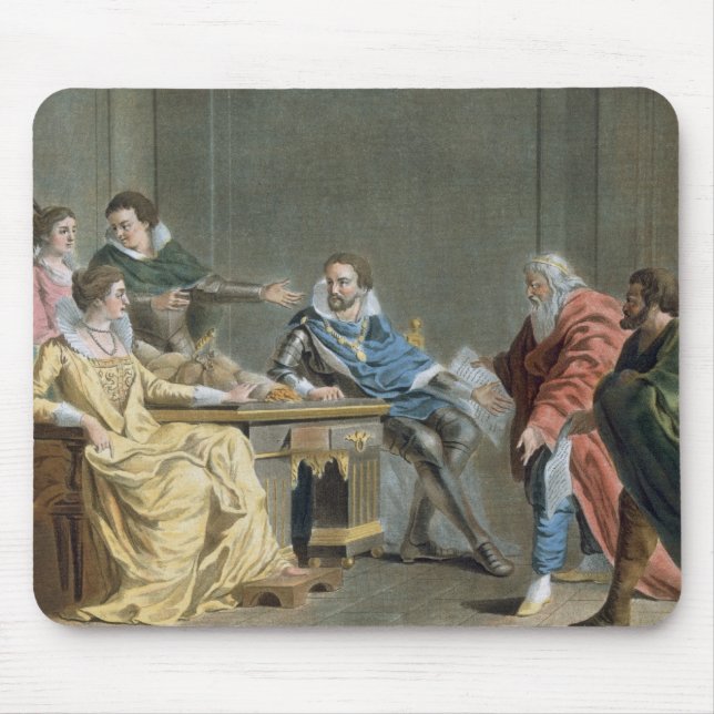 The Fieldmarshal of Brissac Distributes the Dowry Mouse Pad (Front)