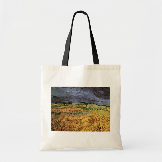 The Fields by Vincent van Gogh Tote Bag (Front)