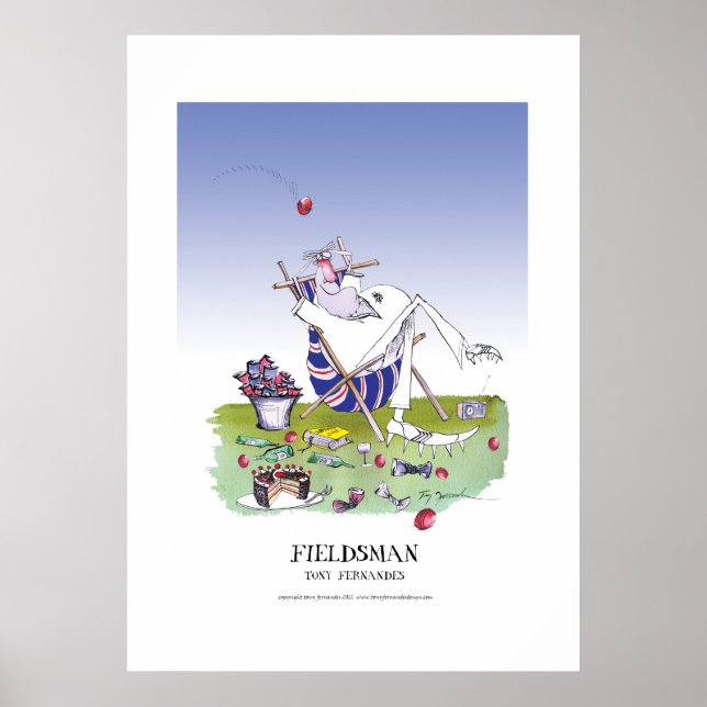 the fieldsman, tony fernandes poster (Front)