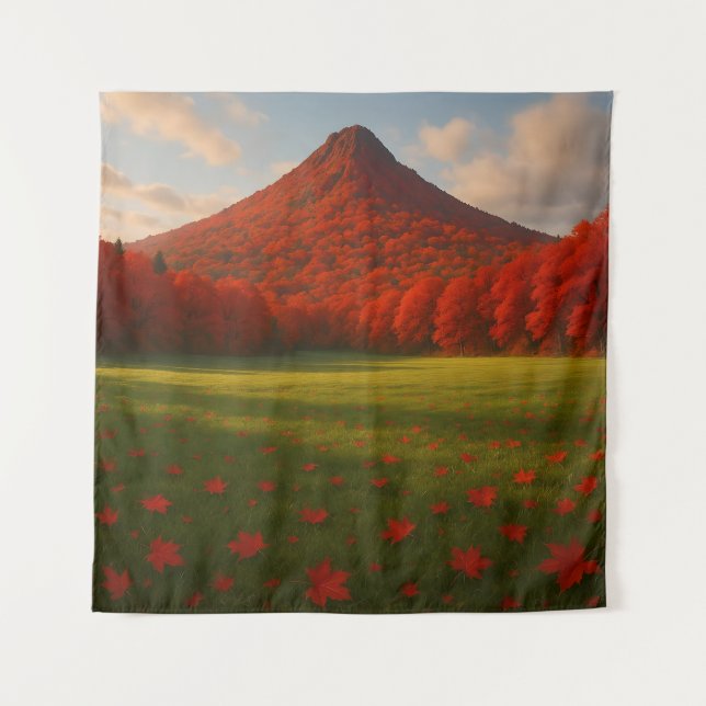 The Fiery Autumn Summit: Red Silence over the Drea Tapestry (Front)