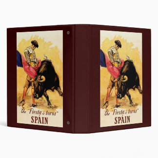 The Fiesta De Toros In Spain Binder