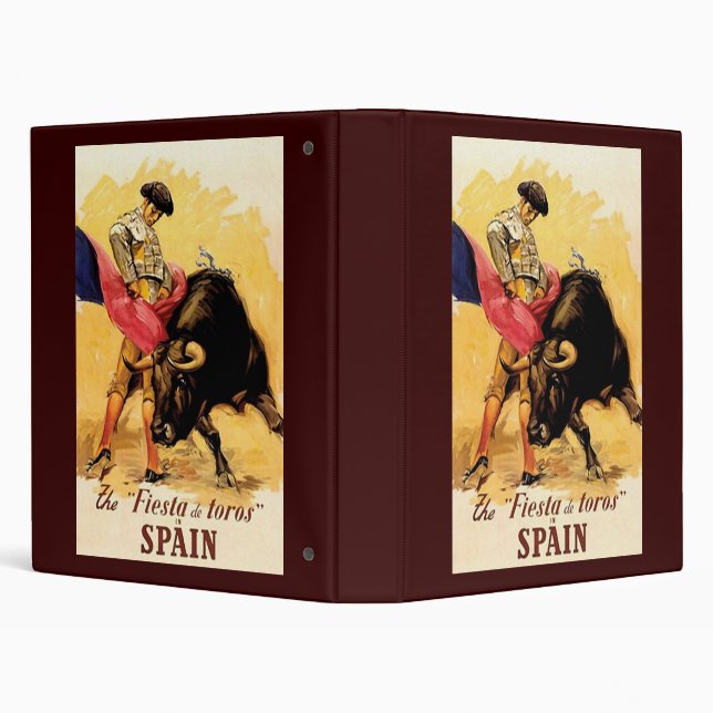 The Fiesta De Toros In Spain Binder (Background)