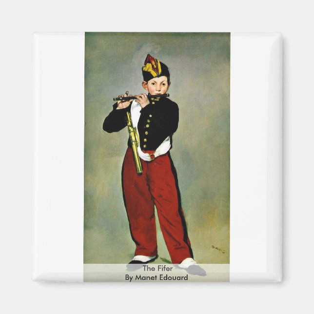 The Fifer By Manet Edouard Magnet (Front)