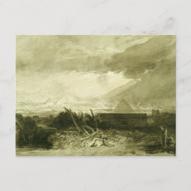 The Fifth Plague of Egypt, 1806-10 Postcard (Front)