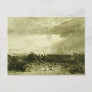 The Fifth Plague of Egypt, 1806-10 Postcard