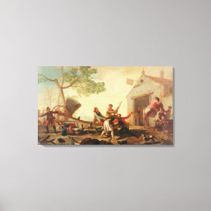 The Fight at the Venta Nueva, 1777 Canvas Print