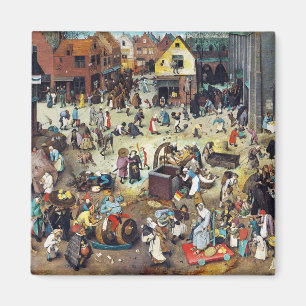 The Fight Between Carnival and Lent, Bruegel Magnet