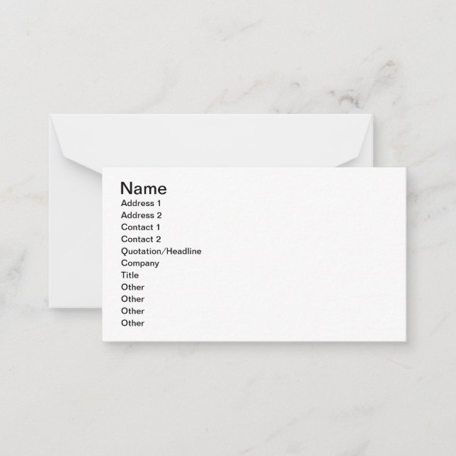 The fight between Mars and Minerva, 1771 (oil on c Note Card (Front)