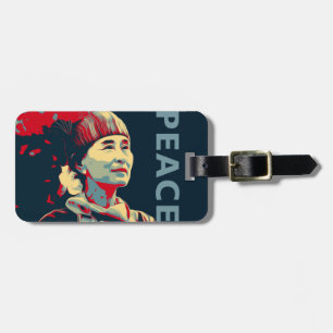 THE FIGHTER - Aung San Suu Kyi Custom Luggage Tag