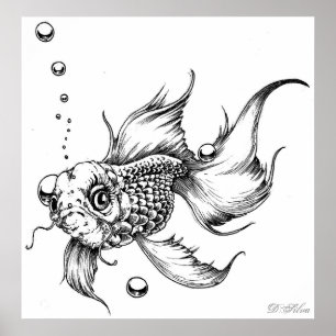 The Fighting Fish- Poster