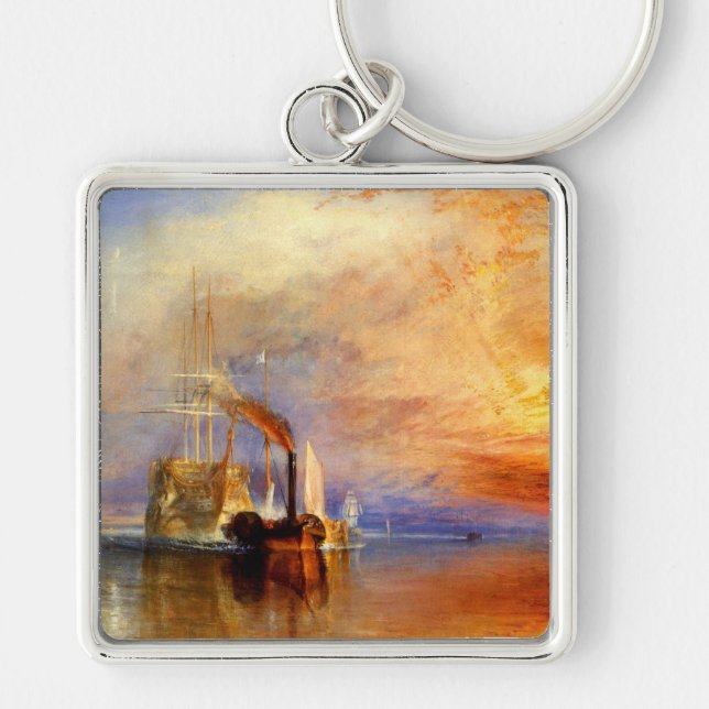 The Fighting Temeraire, J. M. W. Turner Keychain (Front)
