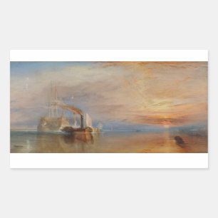 The Fighting Temeraire Turner Sunset Seascape Sticker