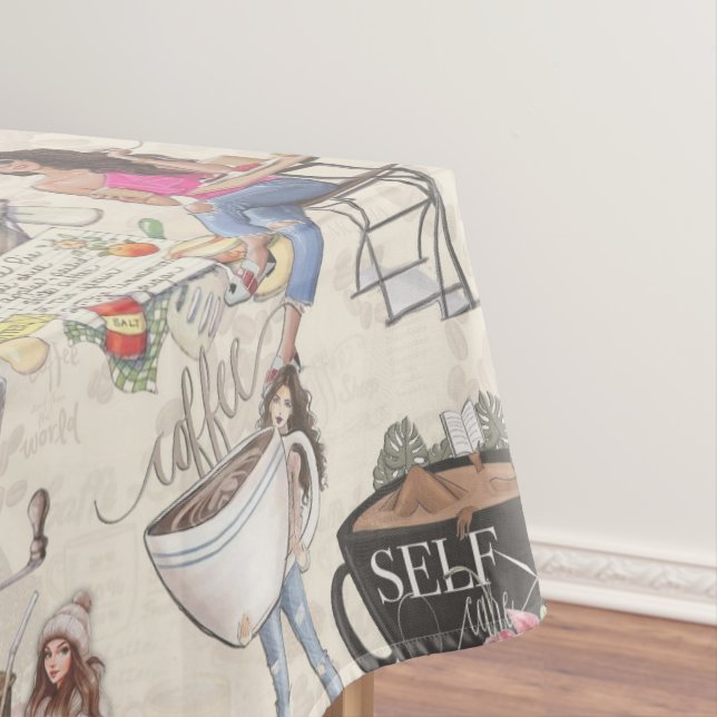 The Fika Swedish Coffee shop  Tablecloth (In Situ)