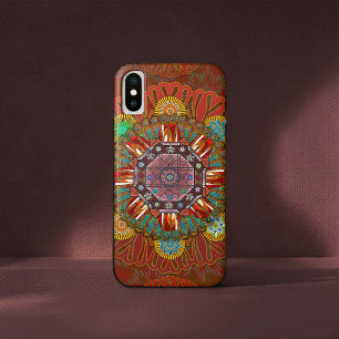The Filter Floral Red of Squire Manipur  Case-Mate iPhone Case