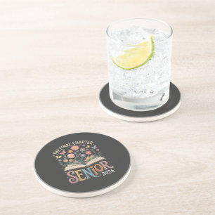 The Final Chapter Senior 2026 Graduation Blossom Coaster
