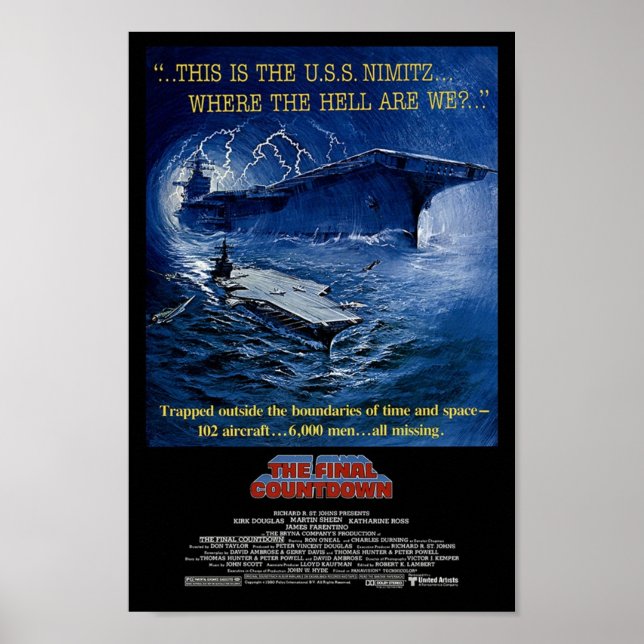 THE FINAL COUNTDOWN POSTER (Front)