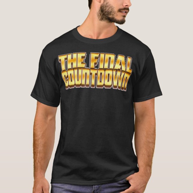 the final countdown rock T-Shirt (Front)