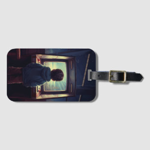The Final Level A Retro Arcade Dream Luggage Tag