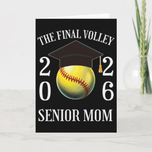 The Final Pitch Senior Softll Mom Cl Of 2026 Gradu Card