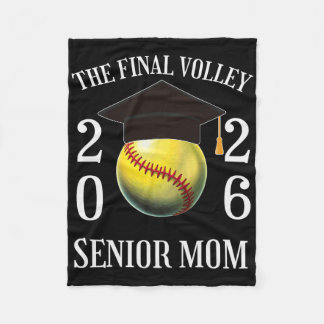 The Final Pitch Senior Softll Mom Cl Of 2026 Gradu Fleece Blanket