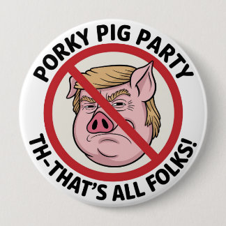 The Final Snort: Ending the Political Monopoly 4 Inch Round Button