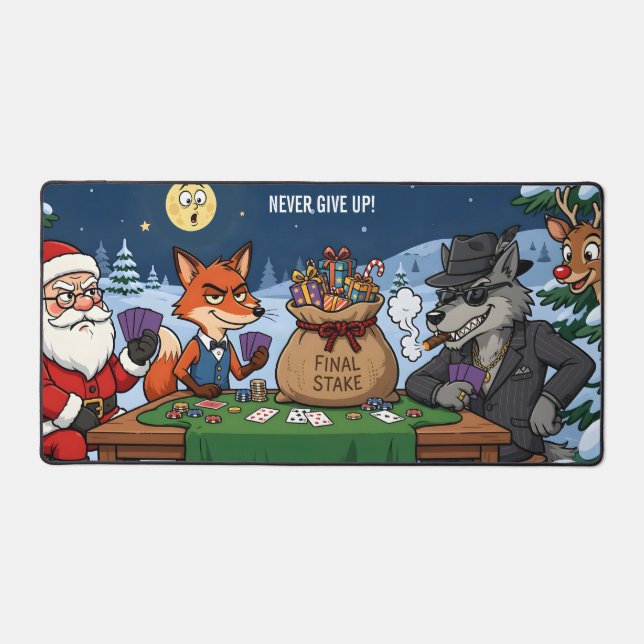 The Final Stake Funny Desk Mat (Front)