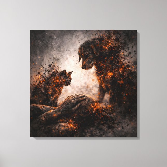 The Final Watch: A World Ending Memorial Canvas Print (Front)