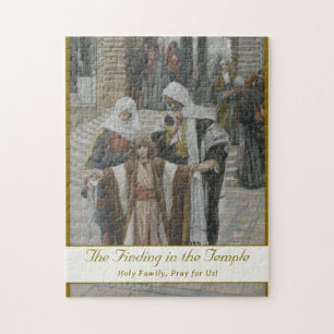 The Finding in the Temple Customizable Jigsaw Puzzle