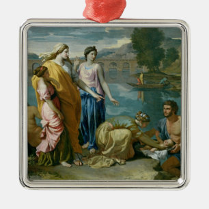 The Finding of Moses, 1638 Metal Ornament
