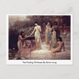 The Finding Of Moses By Edwin Long Postcard