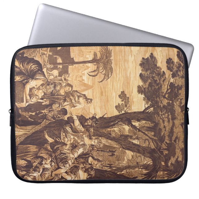 The Finding of Moses from Book of Exodus Laptop Sleeve (Front)