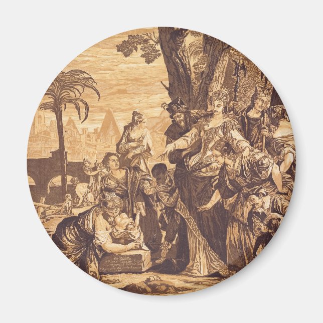 The Finding of Moses from Book of Exodus Magnet (Front)