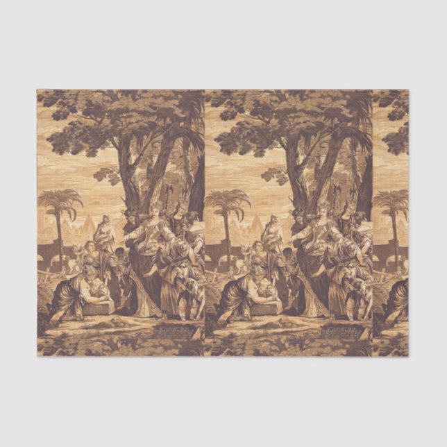 The Finding of Moses from Book of Exodus Tissue Paper (Front)