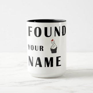 The Finger Heart Mug