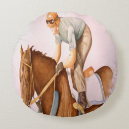 The Finish Line Round Pillow