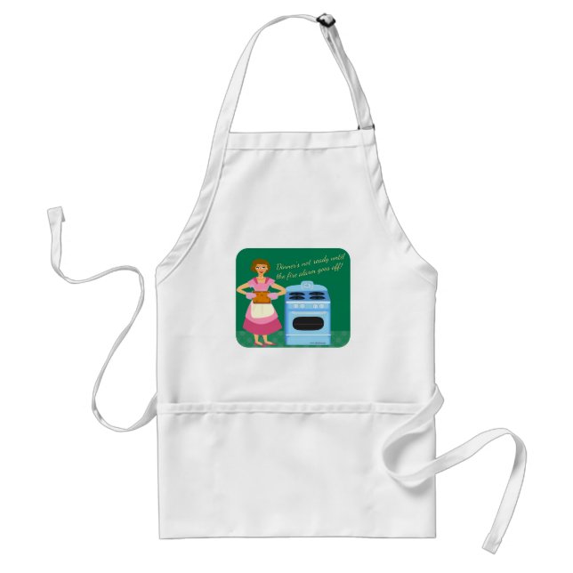 The Fire Alarm Means Dinner Time Standard Apron (Front)