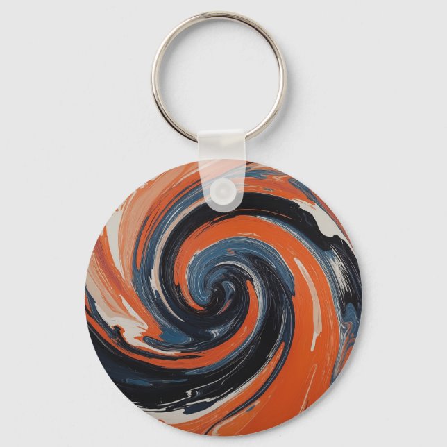 The Fire and Water Trap Keychain (Front)