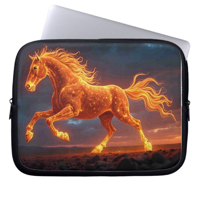 The Fire Horse Laptop Sleeve (Front)