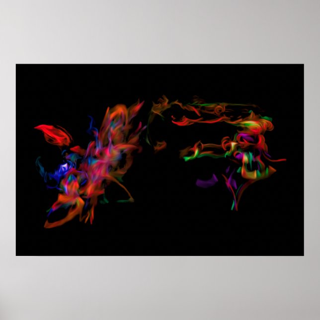 The Fire Horse Vs The Rainbow Dragon Poster (Front)