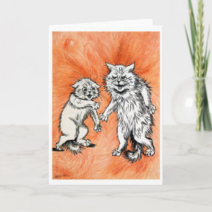 The Fire of The Mind, Louis Wain Card