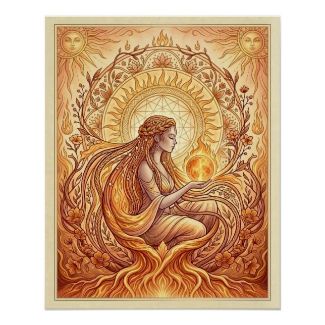 The Fire Priestess  Poster (Front)