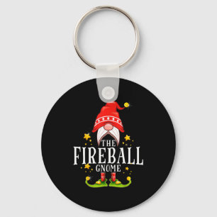 The Fireball Gnome Christmas Matching Keychain