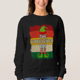 The Firefighter Elf Matching Group Christmas Party Sweatshirt
