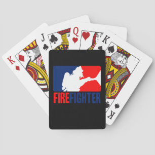 The Firefighter Headliner in Tri-colours Playing Cards