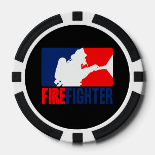 The Firefighter Headliner in Tri-colours Poker Chips
