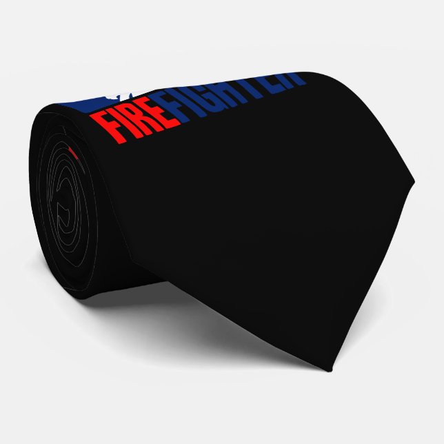 The Firefighter League Tie (Rolled)