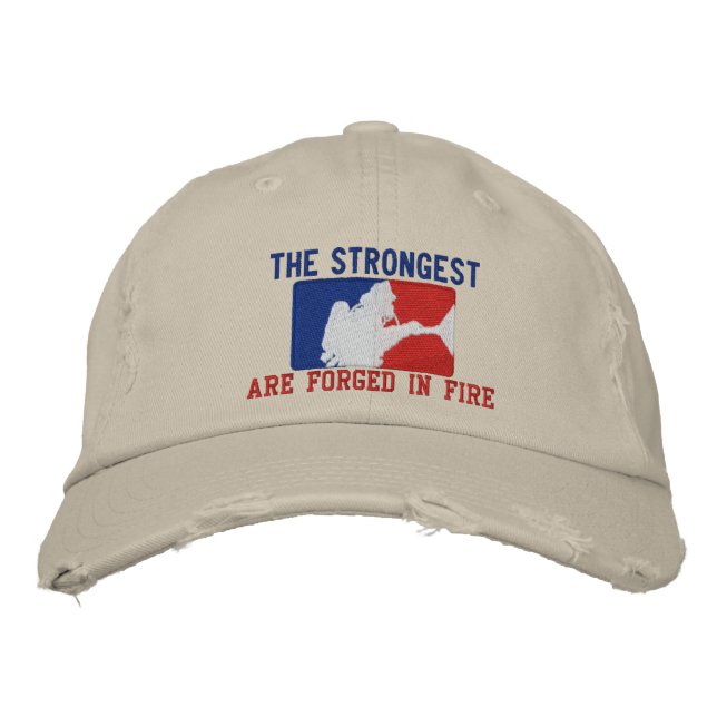 The Firefighter Saying Custom Embroidery Embroidered Hat (Front)