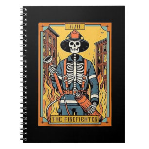 The Firefighter Tarot Card Notebook Collection